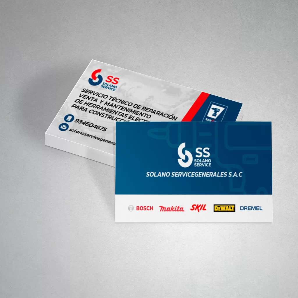 SOLANO SERVICES Tarjetas Personales wpop